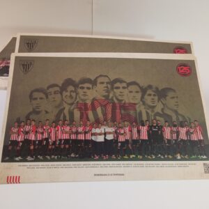 Lote de 12 posters oficiales de Athletic Club (sin autografiar)